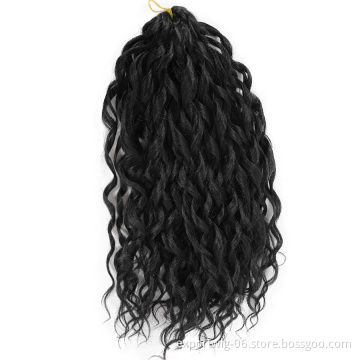 Synthetic Crochet Braids Afro Curls Yaki Kinky Braiding Hair For Extensions Afro Hair Soft Braids Ombre Loose Wave Hair